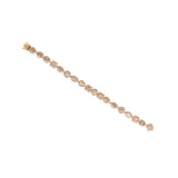 14K Yellow Gold 22.00 Carat Multi Shape Fancy Diamond Bracelet