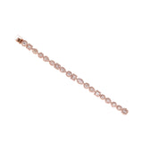 14K Rose Gold 22.00 Carat Multi Shape Fancy Diamond Bracelet