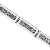 14K White Gold 5.00 Carat Channel Set Tennis Diamond Bracelet