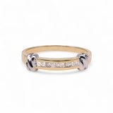 14K Yellow Gold 0.35 Carat Natural Diamond Ring