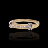 14K Yellow Gold 0.35 Carat Natural Diamond Ring