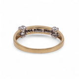 14K Yellow Gold 0.35 Carat Natural Diamond Ring