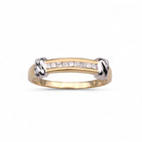 14K Yellow Gold 0.35 Carat Natural Diamond Ring
