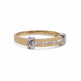 14K Yellow Gold 0.35 Carat Natural Diamond Ring