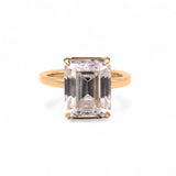 14K Yellow Gold 5.00 Carat Engagement Lab Diamond Ring