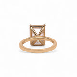 14K Yellow Gold 5.00 Carat Engagement Lab Diamond Ring