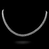 14K White Gold Miami Cuban Link Chain 29 Gr