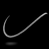 14K White Gold Miami Cuban Link Chain 29 Gr