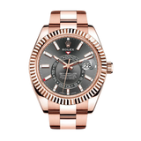 Rolex Sky-Dweller - Rose Gold White Dial Dual Time Zone Watch 326935