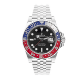 Rolex GMT Master II - Jubilee Stainless Steel Pepsi Bezel Watch 126710BLRO