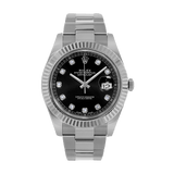 Rolex Datejust 41 - Diamond Dial Stainless Steel and White Gold Watch 126334