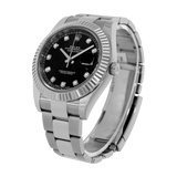 Rolex Datejust 41 - Diamond Dial Stainless Steel and White Gold Watch 126334