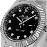 Rolex Datejust 41 - Diamond Dial Stainless Steel and White Gold Watch 126334