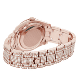 Rolex Datejust 39 - Pearlmaster Rose Gold Factory Diamond Paved Watch 86405RBR