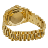 Rolex Day-Date 36 - President Gold Diamond Champagne Roman Dial Watch 118338