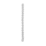 14K White Gold Tennis Link Round Diamond 4.00 ctw Bracelet