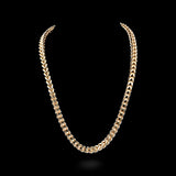 10K Yellow Gold Semi Solid Franco Chain