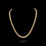 10K Yellow Gold Semi Solid Franco Chain