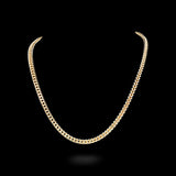 10K Yellow Gold Semi Solid Franco Chain