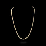 10K Yellow Gold Semi Solid Franco Chain