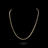 10K Yellow Gold Semi Solid Franco Chain