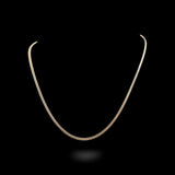 10K Yellow Gold Diamond Cut Semi-Solid Franco Chain