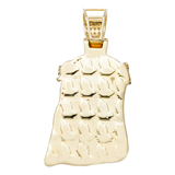 14K Yellow Gold Jesus Head Pendant | 4.69 ctw. Round-Cut Diamond