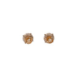 14K Yellow Gold 6.08 Carat Lab Diamond Earrings