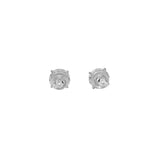 14K White Gold 4.12 Carat Lab Diamond Earrings