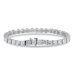 Lab Diamond Tennis bracelet on a white background