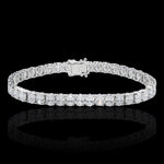Diamond bracelet on a black background
