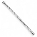 Diamond bracelet on a white background