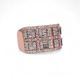 14K Rose Gold 2.39 Carat Prong Set Diamond Ring