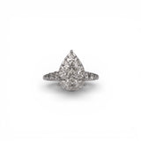 14K White Gold 2.00 Carat Multi-Shape Natural Diamond Ring