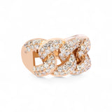 14K Yellow Gold 3.00 Carat Natural Diamond Crossover Ring