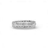 14K White Gold 0.15 Carat Channel Set Diamond Ring