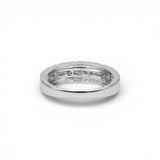 14K White Gold 0.15 Carat Channel Set Diamond Ring