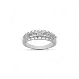 14K White Gold 0.15 Carat Channel Set Diamond Ring