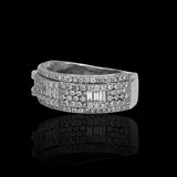 14K White Gold 2.62 Carat Prong Set Diamond Ring