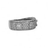 14K White Gold 2.62 Carat Prong Set Diamond Ring