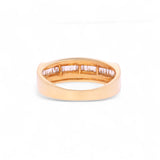 14K Yellow Gold 0.60 Carat Natural Diamond Channel Set Ring