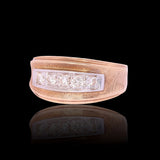 14K Yellow Gold 0.75 Carat Natural Diamond Wedding Band Ring