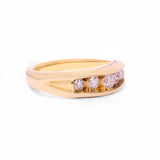 14K Yellow Gold 1.50 Carat Natural Diamond Wedding Band Ring