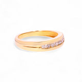 14K Yellow Gold 0.50 Carat Natural Diamond Wedding Band Ring