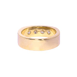 14K Yellow Gold 2.20 Carat Natural Diamond Wedding Band Ring