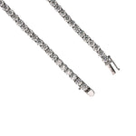 Zoomed image of White Gold Prong Set 52.75 Carat Lab Diamond Tennis Necklace