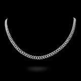 14K White Gold Miami Cuban Link Chain 29 Gr