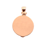 14K Rose Gold 5.00 Carat Smiley Face Diamond Pendant