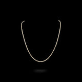 10K Yellow Gold Semi Solid Rope Chain