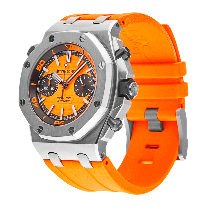 Audemars Piguet Royal Oak Offshore - Diver Chronograph Orange Dial Index 26703ST.OO.A070CA.01